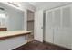 Bedroom with built in shelving and large closet at 8106 N 31St Dr, Phoenix, AZ 85051