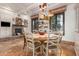 Charming breakfast nook with a round table and white chairs at 2912 E Vaughn Ave, Gilbert, AZ 85234