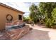 Convenient outdoor sink with brick surround, perfect for cleanup at 2912 E Vaughn Ave, Gilbert, AZ 85234