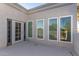 Private balcony with multiple windows and doors at 9382 E Aster Dr, Scottsdale, AZ 85260