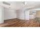 Spacious bedroom with wood flooring and ceiling fan at 9382 E Aster Dr, Scottsdale, AZ 85260