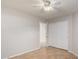Spacious bedroom with double door closet and ceiling fan at 9382 E Aster Dr, Scottsdale, AZ 85260