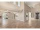 Open concept living space with high ceilings and tile floors at 9382 E Aster Dr, Scottsdale, AZ 85260