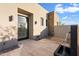 Private patio with water feature and mountain views at 9940 E Aleka Way, Scottsdale, AZ 85262