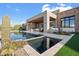 Resort-style pool and spa with expansive backyard at 9940 E Aleka Way, Scottsdale, AZ 85262