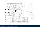 Detailed floor plan of a luxurious home featuring multiple bedrooms, a pool, and outdoor amenities at 2335 E Plum St, Gilbert, AZ 85298