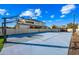 Private backyard sports court with basketball and volleyball at 2335 E Plum St, Gilbert, AZ 85298