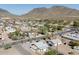 Aerial view showing the house and its surroundings in a residential area at 725 W Cinnabar Ave, Phoenix, AZ 85021