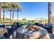 Relaxing outdoor fire pit area with seating at 12832 W Pinnacle Vista Dr, Peoria, AZ 85383