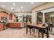 Eat-in kitchen with stainless steel appliances and a view to the backyard at 12832 W Pinnacle Vista Dr, Peoria, AZ 85383
