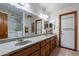Bathroom features double sinks and walk-in shower at 13108 N 76Th St, Scottsdale, AZ 85260