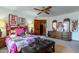 Charming bedroom with a queen bed and colorful decor at 13108 N 76Th St, Scottsdale, AZ 85260
