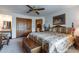 Bright bedroom with king-size bed and ample closet space at 13108 N 76Th St, Scottsdale, AZ 85260