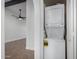 Stackable washer and dryer in a well-lit laundry closet at 1449 E Highland Ave # 36, Phoenix, AZ 85014