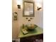 Upscale bathroom with a vessel sink and mosaic tile accents at 6701 N Scottsdale Rd # 20, Scottsdale, AZ 85250