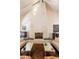 Stunning fireplace with unique artwork detail at 6701 N Scottsdale Rd # 20, Scottsdale, AZ 85250