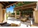 Relaxing patio space with seating area and pergola at 6701 N Scottsdale Rd # 20, Scottsdale, AZ 85250