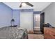 Guest bedroom with a double bed and built-in closet at 12414 N 33Rd St, Phoenix, AZ 85032