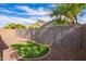 Small backyard with artificial turf and block wall at 13315 N 143Rd Dr, Surprise, AZ 85379