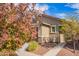 Landscaped front yard with walkway and seating area at 13315 N 143Rd Dr, Surprise, AZ 85379