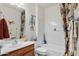 Clean bathroom with a bathtub, shower, and updated vanity at 20566 N Lemon Drop Dr, Maricopa, AZ 85138