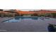 Luxury backyard pool and spa with mountain views at 20728 W Pasadena Ave, Buckeye, AZ 85396