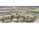Aerial view showing neighborhood homes, streets, and landscaping at 2325 E Hermosa Dr, Tempe, AZ 85282
