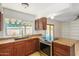 Kitchen with stainless steel appliances and granite countertops at 2325 E Hermosa Dr, Tempe, AZ 85282