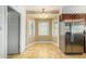 Kitchen breakfast nook with built-in shelving at 2325 E Hermosa Dr, Tempe, AZ 85282