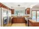 Kitchen with stainless steel appliances and granite countertops at 2325 E Hermosa Dr, Tempe, AZ 85282
