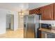 Bright kitchen features stainless steel appliances and granite countertops at 2325 E Hermosa Dr, Tempe, AZ 85282