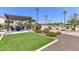 Relaxing patio area with pergola and seating at 2347 N 169Th Ave, Goodyear, AZ 85395