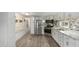 Updated kitchen, featuring stainless steel appliances and white cabinets at 44 S Hawes Rd # A15, Mesa, AZ 85208