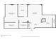 One bedroom, one bath floor plan with living room and kitchen at 114 W Adams St # 506, Phoenix, AZ 85003