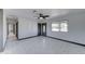 Bright living room featuring tile floors and ceiling fan at 17842 N 43Rd St, Phoenix, AZ 85032