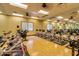 Bright spin room featuring numerous Schwinn bikes at 20521 N Lemon Drop Dr, Maricopa, AZ 85138