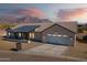 Single-story home with mountain views and a large backyard at 3877 S Veronica Ln, Gold Canyon, AZ 85118