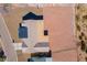 Overhead view of house and surrounding lot, showcasing the home's footprint at 3877 S Veronica Ln, Gold Canyon, AZ 85118