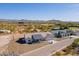 Aerial view of new construction home in a mountain community at 3877 S Veronica Ln, Gold Canyon, AZ 85118