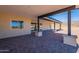 Spacious covered patio with mountain views at 3877 S Veronica Ln, Gold Canyon, AZ 85118
