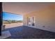 Covered patio with double doors leading to backyard at 3877 S Veronica Ln, Gold Canyon, AZ 85118