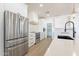 Modern kitchen with stainless steel appliances and white shaker cabinets at 3877 S Veronica Ln, Gold Canyon, AZ 85118