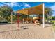 Community playground with shaded play structures at 4114 E Jasper Dr, Gilbert, AZ 85296