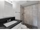 Bathroom boasts a walk-in shower and modern vanity at 4701 N 68Th St # 248, Scottsdale, AZ 85251