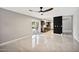 Gathering room with sliding glass doors leading to the backyard at 5544 E Paradise Ln, Scottsdale, AZ 85254