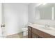 Bathroom with vanity, toilet and a large mirror at 8428 N 33Rd Dr, Phoenix, AZ 85051