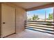 Private balcony with view of the surrounding neighborhood at 1340 N Recker Rd # 256, Mesa, AZ 85205