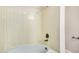 Clean bathroom with a tub and shower combination at 1340 N Recker Rd # 256, Mesa, AZ 85205