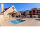 Relaxing community spa and seating area near the pool at 1340 N Recker Rd # 256, Mesa, AZ 85205