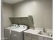 Laundry room with washer, dryer, and utility sink at 5131 E Gallop Way, Scottsdale, AZ 85254